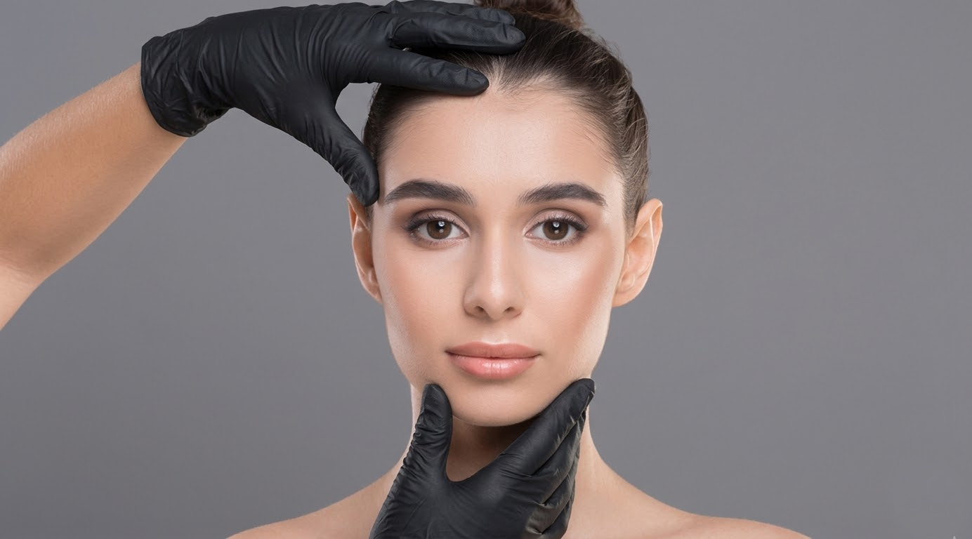 Precision facial contouring treatment prep